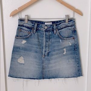 Boyish by Her Denim Mini Skirt